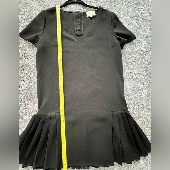 Sézane Black Pleated Dress - Picture 4 of 6